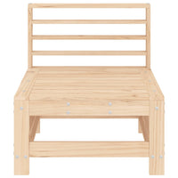 Divano Centrale da Giardino in Legno Massello di Pino 825611