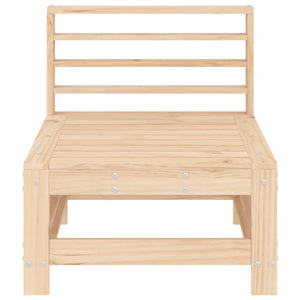 Divano Centrale da Giardino in Legno Massello di Pino 825611