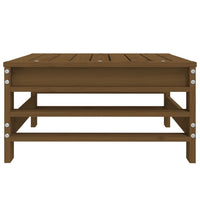 Poggiapiedi da Giardino Marrone Ambra in Legno Massello di Pino 825621