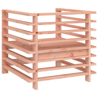 Sedie da Giardino 2 pz in Legno Massello di Douglas 825630