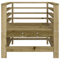 Sedie da Giardino 2 pz in Legno di Pino Impregnato 825631