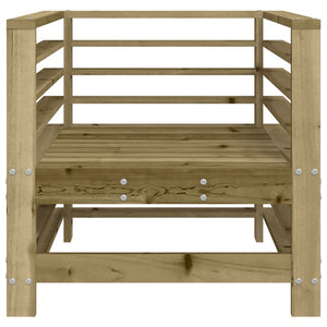 Sedie da Giardino 2 pz in Legno di Pino Impregnato 825631