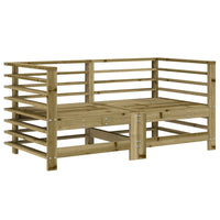 Divani Angolari da Giardino 2 pz in Legno di Pino Impregnato 825638