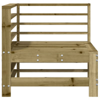 Divani Angolari da Giardino 2 pz in Legno di Pino Impregnato 825638
