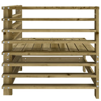 Divani Angolari da Giardino 2 pz in Legno di Pino Impregnato 825638