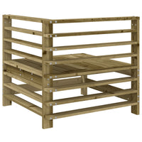 Divani Angolari da Giardino 2 pz in Legno di Pino Impregnato 825638