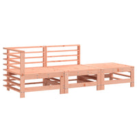 Set Salotto da Giardino 3 pz in Legno Massello di Douglas 825651