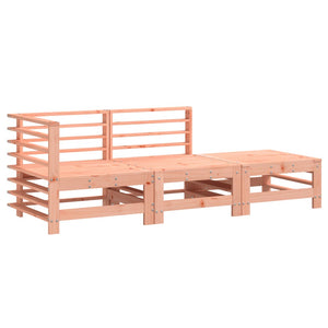 Set Salotto da Giardino 3 pz in Legno Massello di Douglas 825651