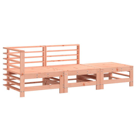 Set Salotto da Giardino 3 pz in Legno Massello di Douglas 825651
