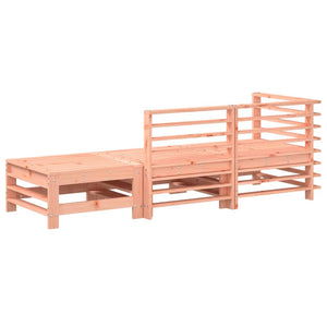 Set Salotto da Giardino 3 pz in Legno Massello di Douglas 825651