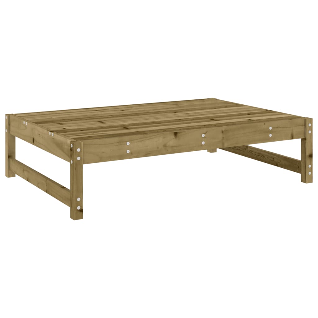 Poggiapiedi da Giardino 120x80 cm in Legno Impregnato di Pino 825715