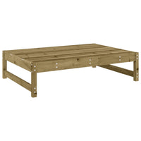 Poggiapiedi da Giardino 120x80 cm in Legno Impregnato di Pino 825715