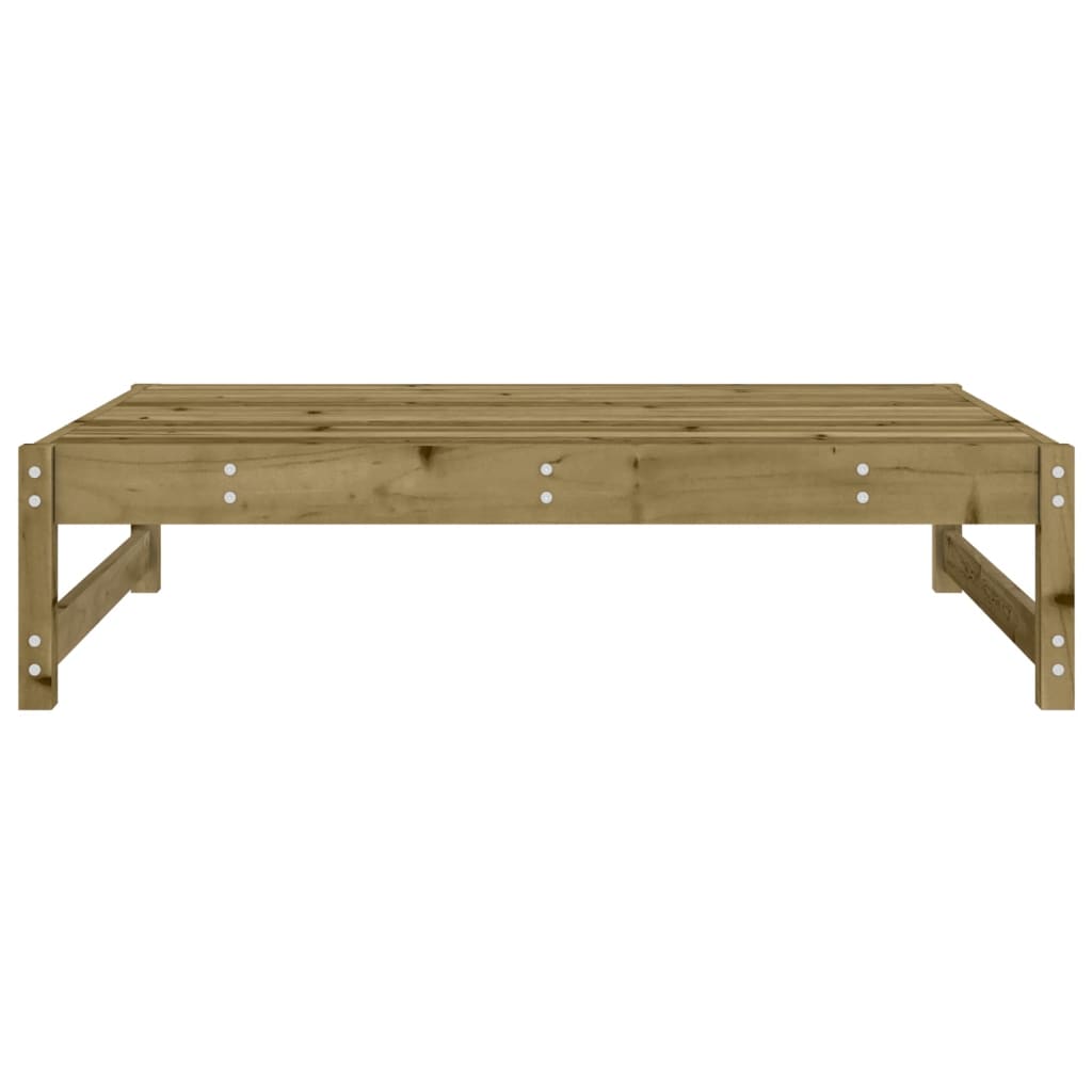 Poggiapiedi da Giardino 120x80 cm in Legno Impregnato di Pino 825715