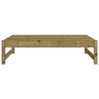 Poggiapiedi da Giardino 120x80 cm in Legno Impregnato di Pino 825715
