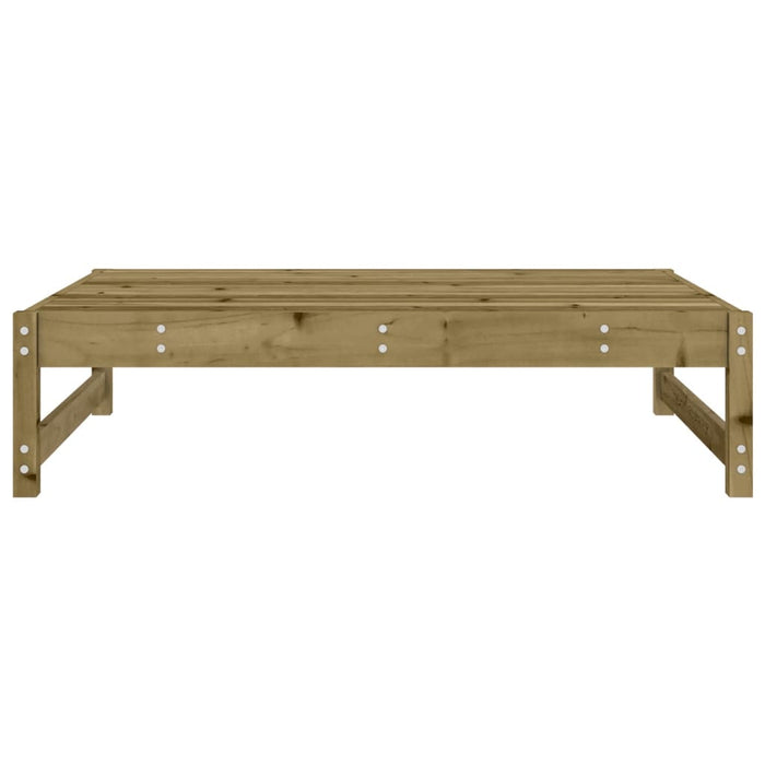 Poggiapiedi da Giardino 120x80 cm in Legno Impregnato di Pino 825715