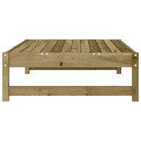 Poggiapiedi da Giardino 120x80 cm in Legno Impregnato di Pino 825715
