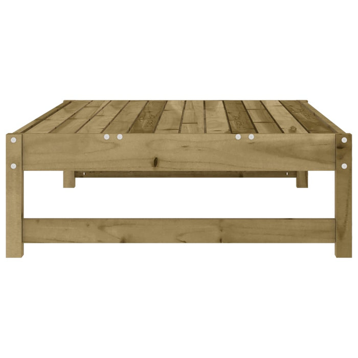 Poggiapiedi da Giardino 120x80 cm in Legno Impregnato di Pino 825715