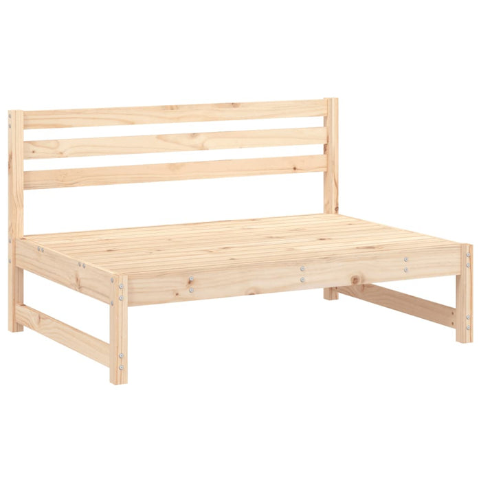 Divani Centrali da Giardino 2pz 120x80cm Legno Massello di Pino 825716