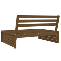 Divano Centrale Giardino Ambra 120x80 cm Legno Massello Pino