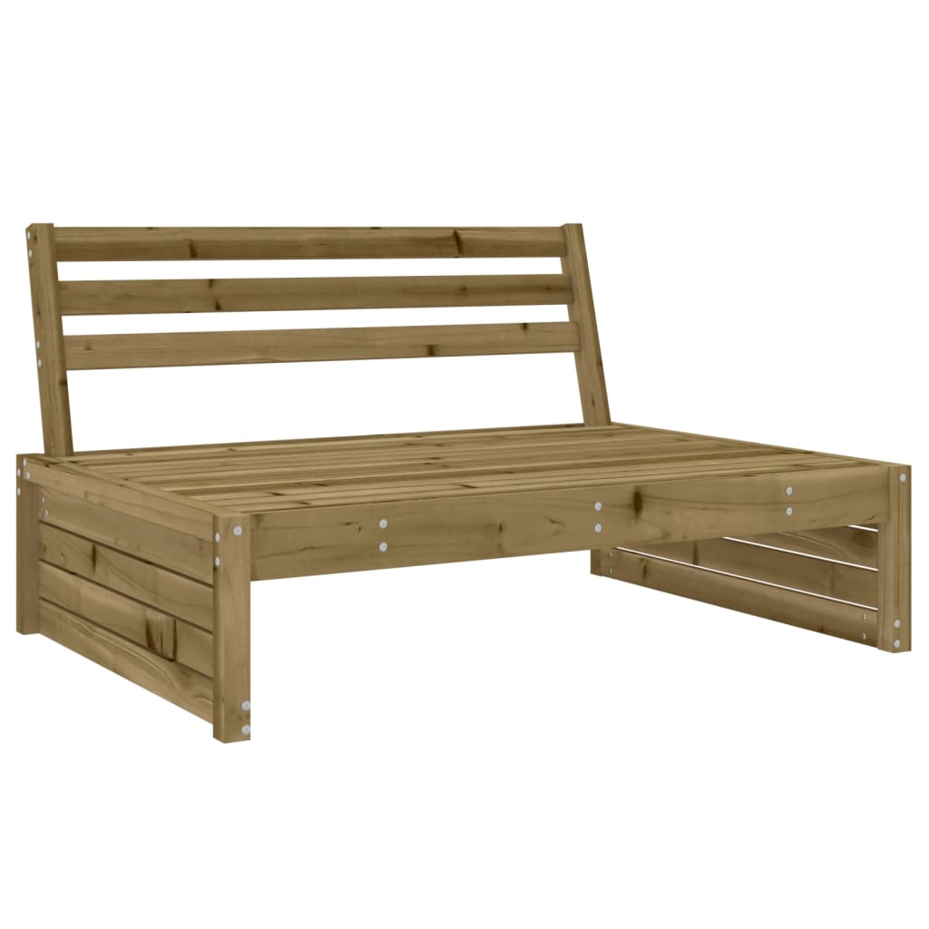 Divano Centrale da Giardino 120x80 cm Legno Impregnato di Pino 825750