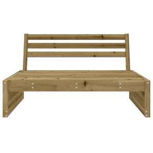 Divano Centrale da Giardino 120x80 cm Legno Impregnato di Pino 825750