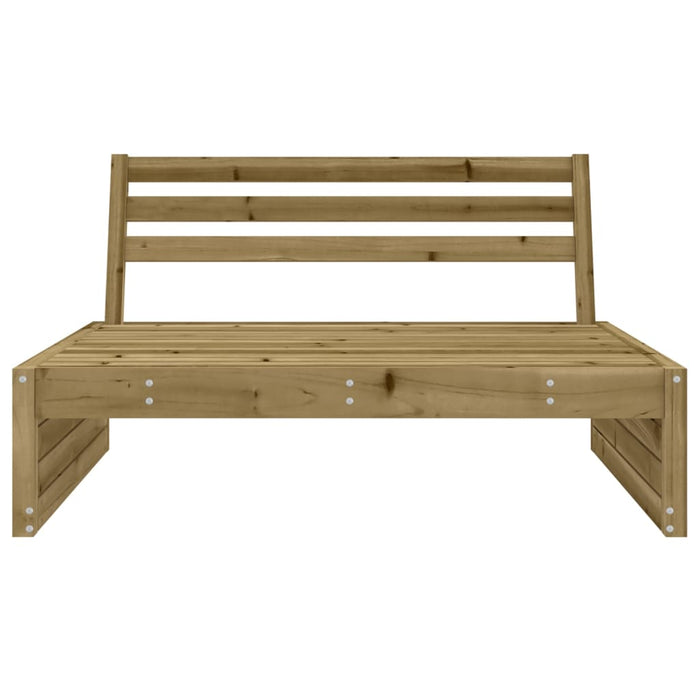 Divano Centrale da Giardino 120x80 cm Legno Impregnato di Pino 825750
