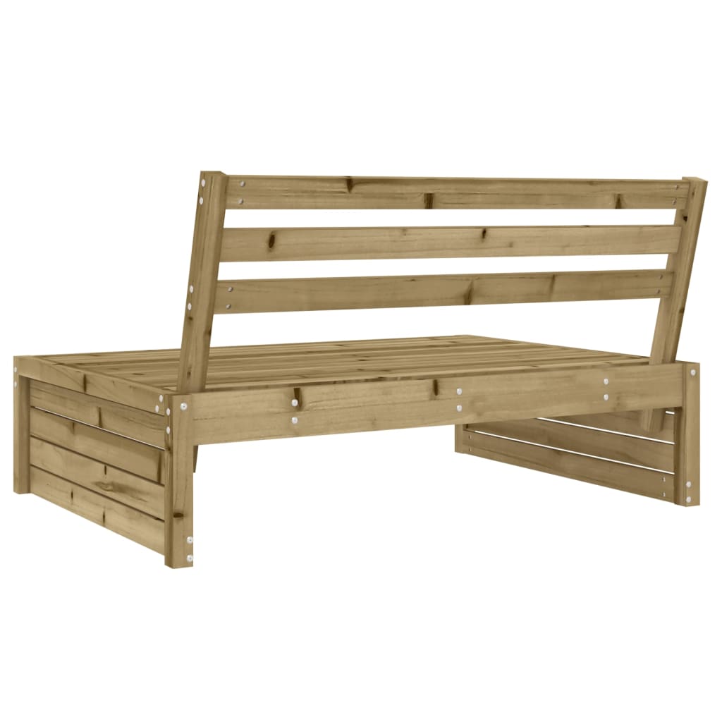Divano Centrale da Giardino 120x80 cm Legno Impregnato di Pino 825750