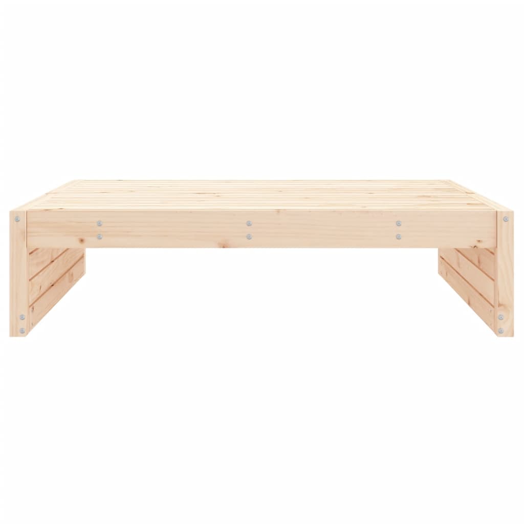 Poggiapiedi da Giardino 120x80 cm in Legno Massello di Pino 825751