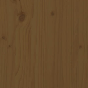 Poggiapiedi Giardino Marrone Ambra 120x80cm Legno Massello Pino 825754