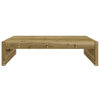 Poggiapiedi da Giardino 120x80 cm in Legno Impregnato di Pino 825757