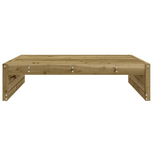 Poggiapiedi da Giardino 120x80 cm in Legno Impregnato di Pino 825757