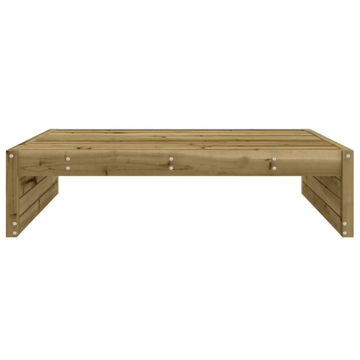 Poggiapiedi da Giardino 120x80 cm in Legno Impregnato di Pino 825757