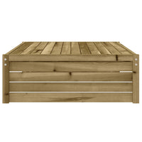 Poggiapiedi da Giardino 120x80 cm in Legno Impregnato di Pino 825757