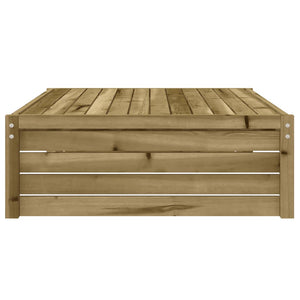 Poggiapiedi da Giardino 120x80 cm in Legno Impregnato di Pino 825757