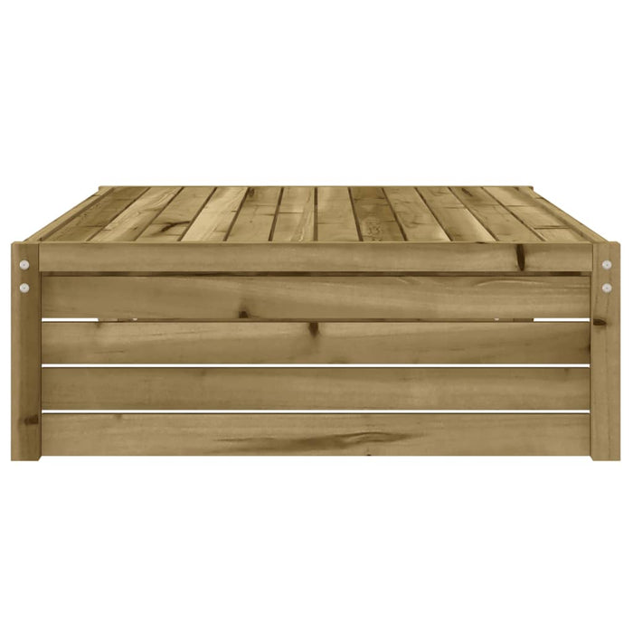 Poggiapiedi da Giardino 120x80 cm in Legno Impregnato di Pino 825757