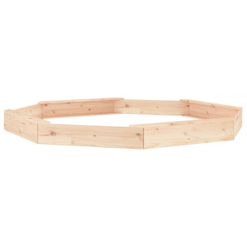 Sabbiera con Sedute Ottagonale in Legno Massello di Pinocod mxl 132742