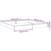 Sabbiera con Sedute Ambra Quadrata in Legno Massello di Pino 825047