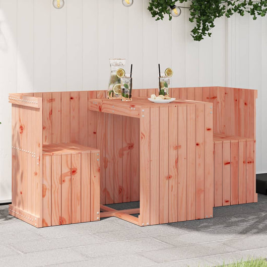 Set da Balcone a 2 Posti in Legno Massello di Douglas 825063