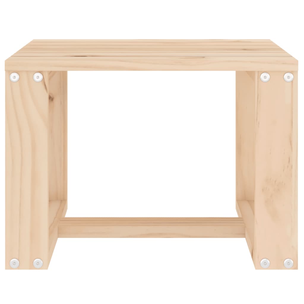 Tavolino da Giardino 40x38x28,5 cm in Legno Massello di Pino 825079