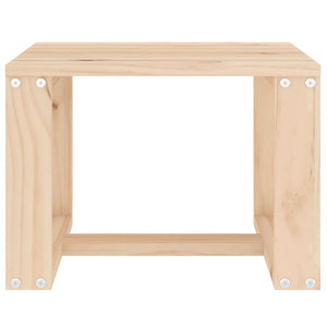 Tavolino da Giardino 40x38x28,5 cm in Legno Massello di Pino 825079