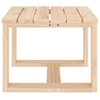 Tavolino da Giardino 40x38x28,5 cm in Legno Massello di Pino 825079