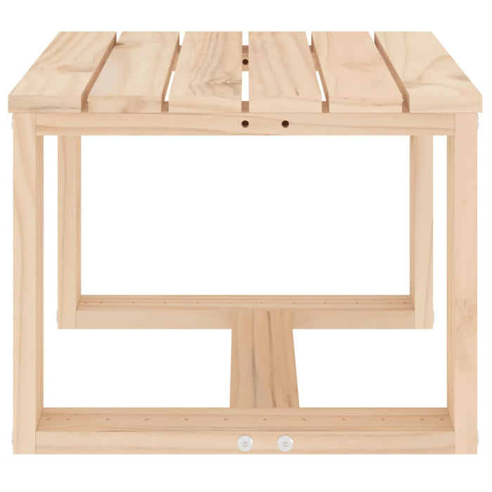 Tavolino da Giardino 40x38x28,5 cm in Legno Massello di Pino 825079