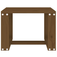 Tavolino da Giardino-Tavolo da Esterno-Tavolino da Patio Ambra 40x38x28,5 cm Legno Massello Pino