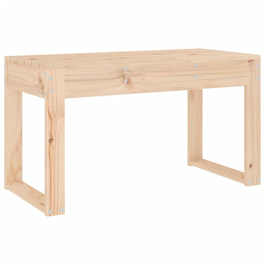 Panca da Giardino 80x38x45 cm in Legno Massello di Pinocod mxl 80406