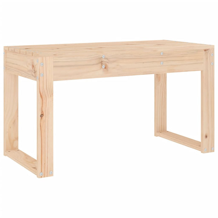 Panca da Giardino 80x38x45 cm in Legno Massello di Pinocod mxl 80406
