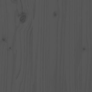 Panca da Giardino Grigia 80x38x45 cm Legno Massello di Pino 825088