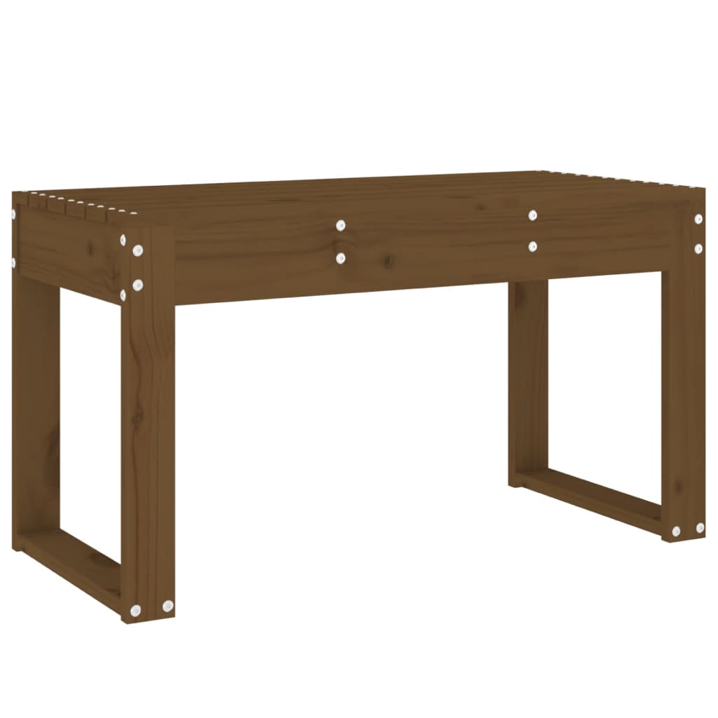 Panca da Giardino Ambra 80x38x45 cm Legno Massello di Pino 825089