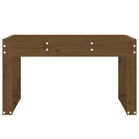 Panca da Giardino Ambra 80x38x45 cm Legno Massello di Pino 825089
