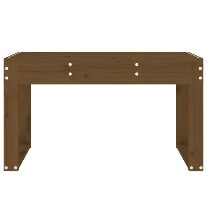Panca da Giardino Ambra 80x38x45 cm Legno Massello di Pino 825089