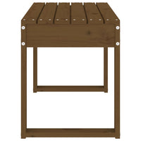 Panca da Giardino Ambra 80x38x45 cm Legno Massello di Pino 825089